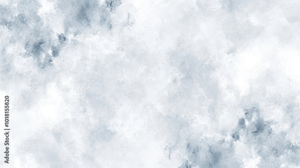 Obraz premium Abstract Watercolor Painting - A Swirl of Gray