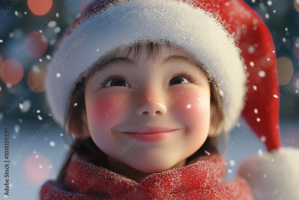 happy kids wearing santa costume by generative ai happy kids wearing santa costume by generative ai