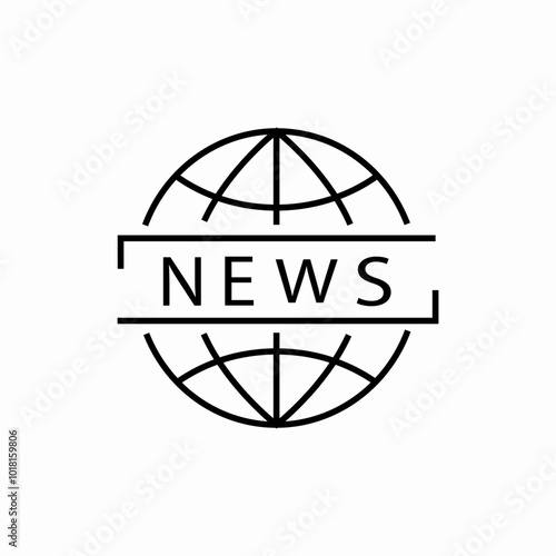 breaking news icon sign vector