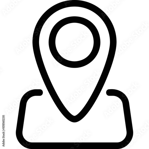 Simple vector icon location