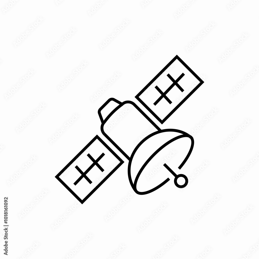 satellite sign icon sign vector satellite sign icon sign vector