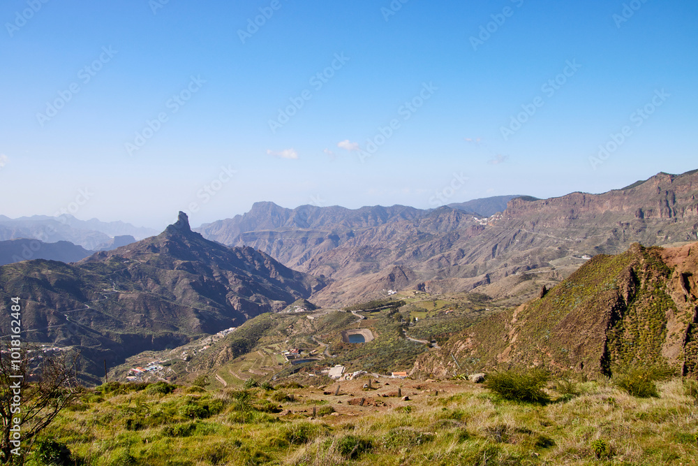 Fototapeta premium Landschaftspanorama auf Gran Canaria