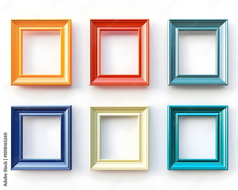 Classic Double Border Line Frames with Subtle Gradient Adding Depth and Dimension on White Background Classic Double Border Line Frames with Subtle Gradient Adding Depth and Dimension on White Background