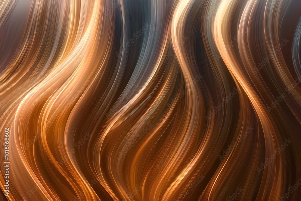 Abstract Brown and Gold Swirling Lines Background Abstract Brown and Gold Swirling Lines Background