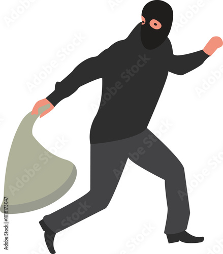 The act of unlawfully taking someone's property without consent.
