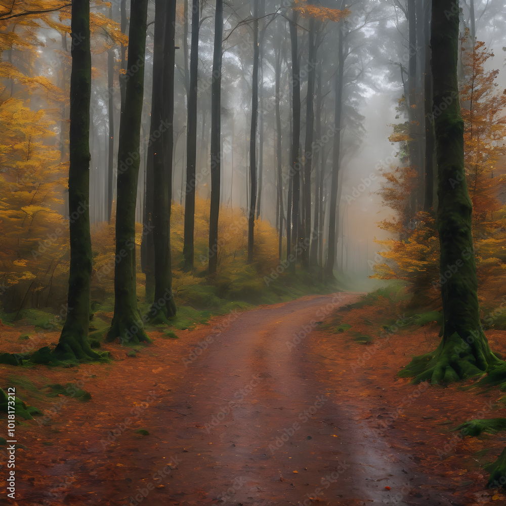 Obraz premium autumn in the forest
