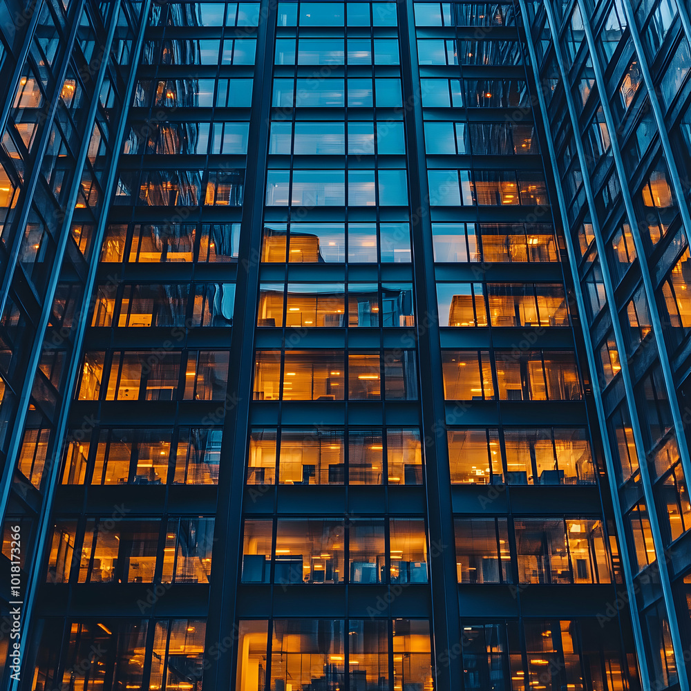 Obraz premium building at night