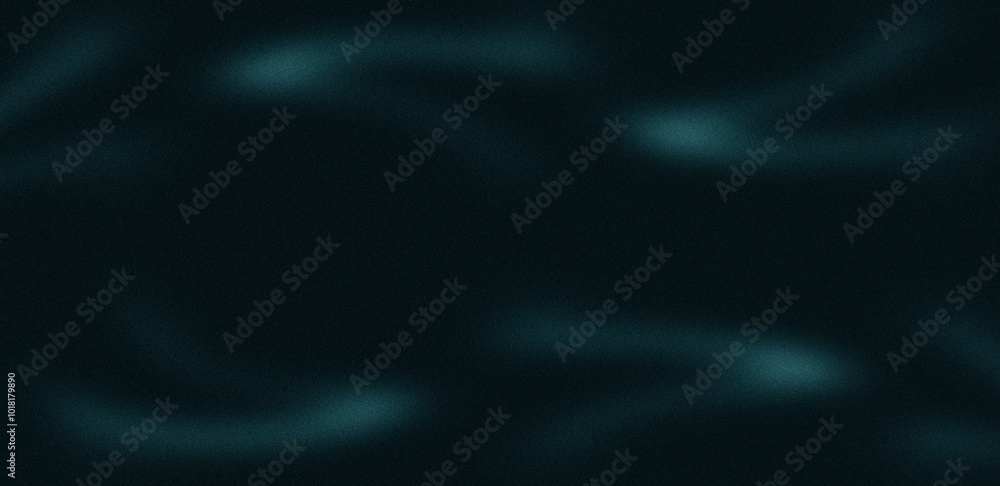 Obraz premium Dark background green texture poster header backdrop glowing light swirl noise abstract banner design 