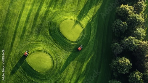 Golf Course Aerial View. photo