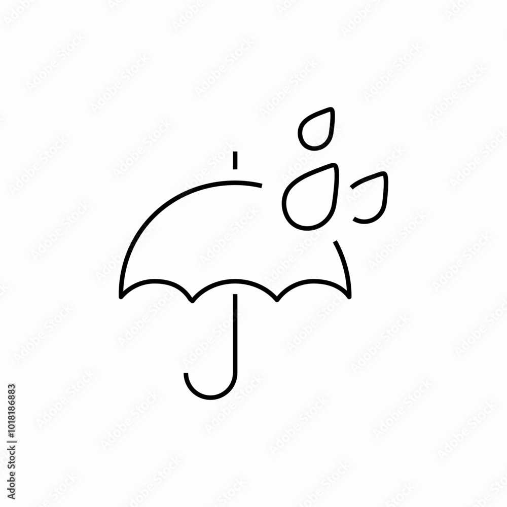 unique umbrella icon sign vector unique umbrella icon sign vector
