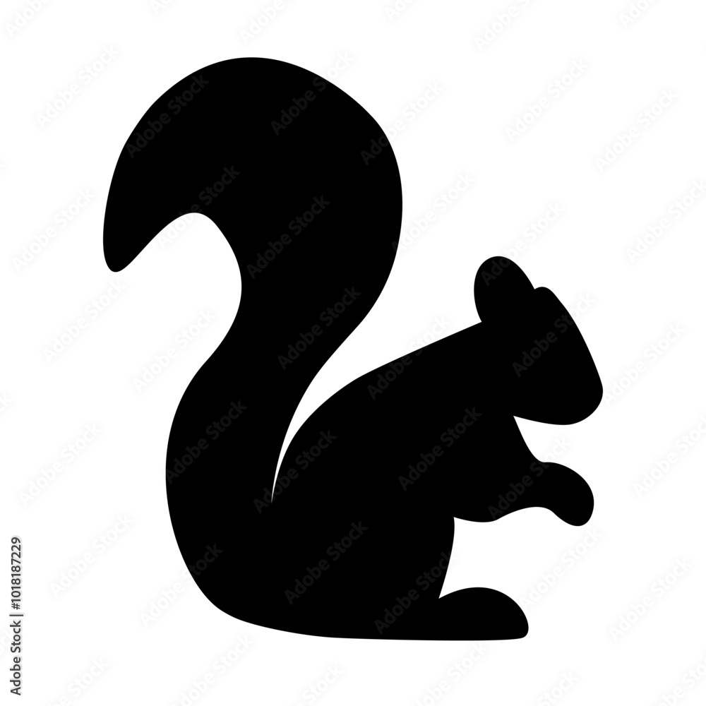 squirrel icon vector illustration isolated on white squirrel icon vector illustration isolated on white