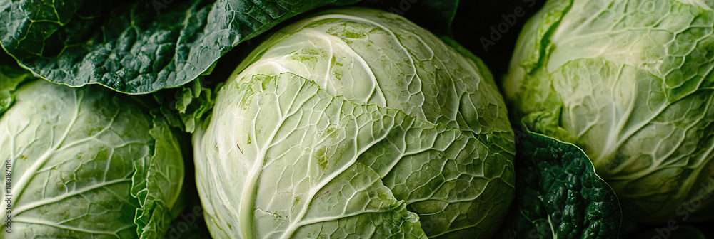 Fototapeta premium close up of Chinese Cabbages, full frame, food advertising