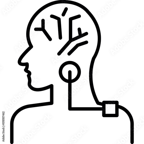 Vagus Nerve Stimulation Icon