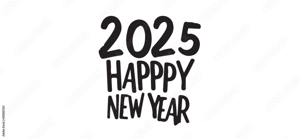 2025 Happy New Year design vector 2025 Happy New Year design vector