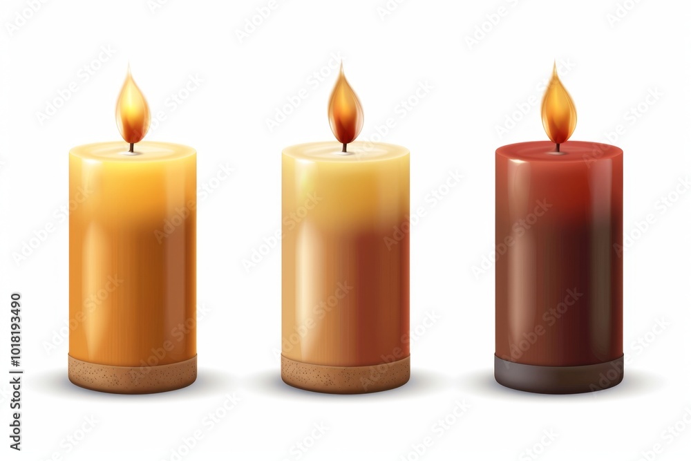 Candle icon, paraffin decoration, candlelight symbol, relax aroma candle decoration spa interior, cozy atmosphere Candle icon, paraffin decoration, candlelight symbol, relax aroma candle decoration spa interior, cozy atmosphere