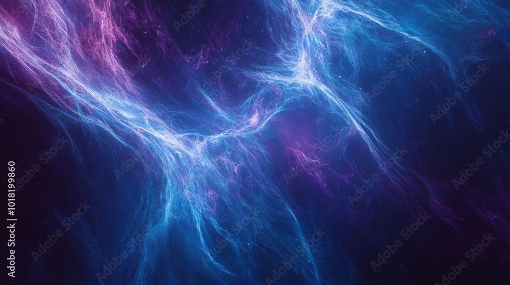 Abstract Blue and Purple Lightning Pattern Abstract Blue and Purple Lightning Pattern