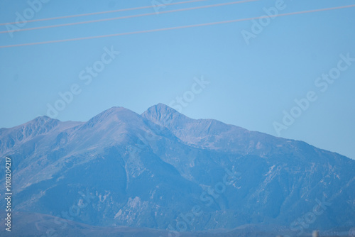 snow covered mountains