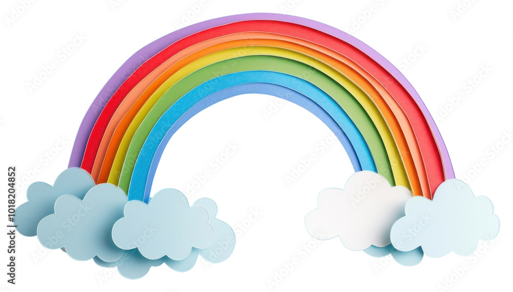 PNG Clouds and rainbow frame nature sky art. PNG Clouds and rainbow frame nature sky art.