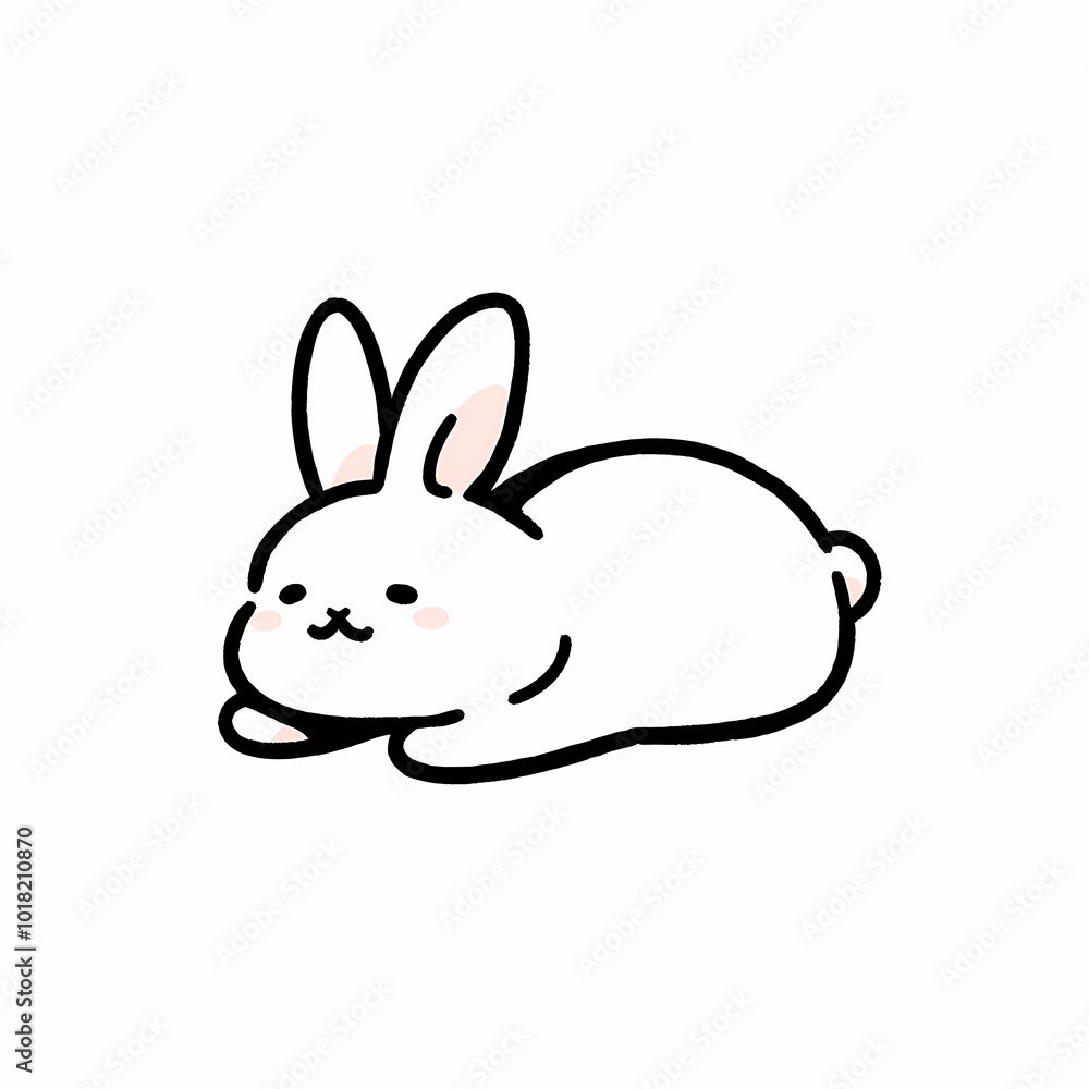 Obraz premium white rabbit