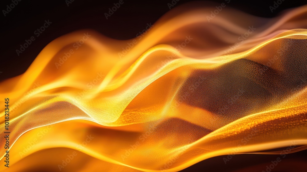 Fototapeta premium The Flowing Waves of Fire