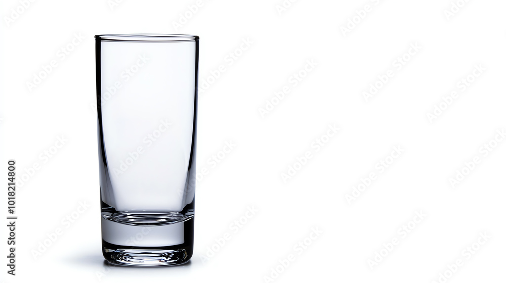 Clear glass on white isolated background Clear glass on white isolated background