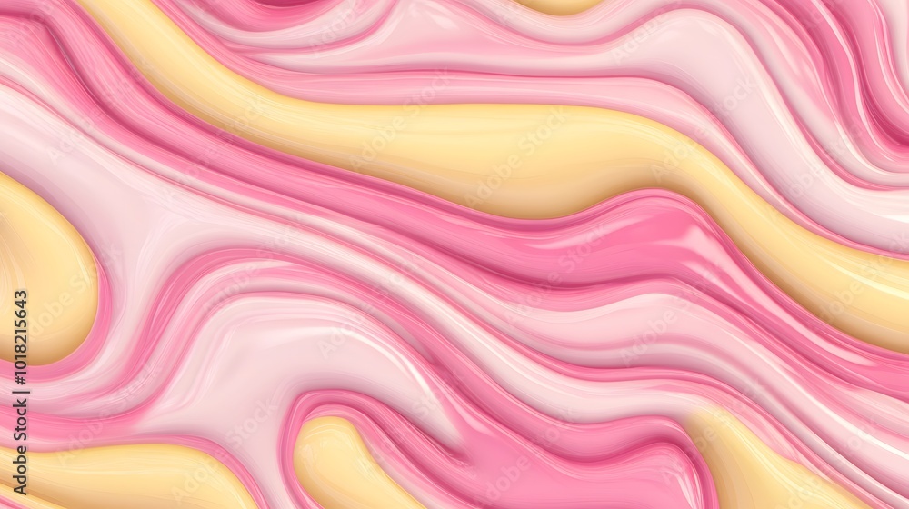 Abstract Pink and Yellow Swirls Background Abstract Pink and Yellow Swirls Background