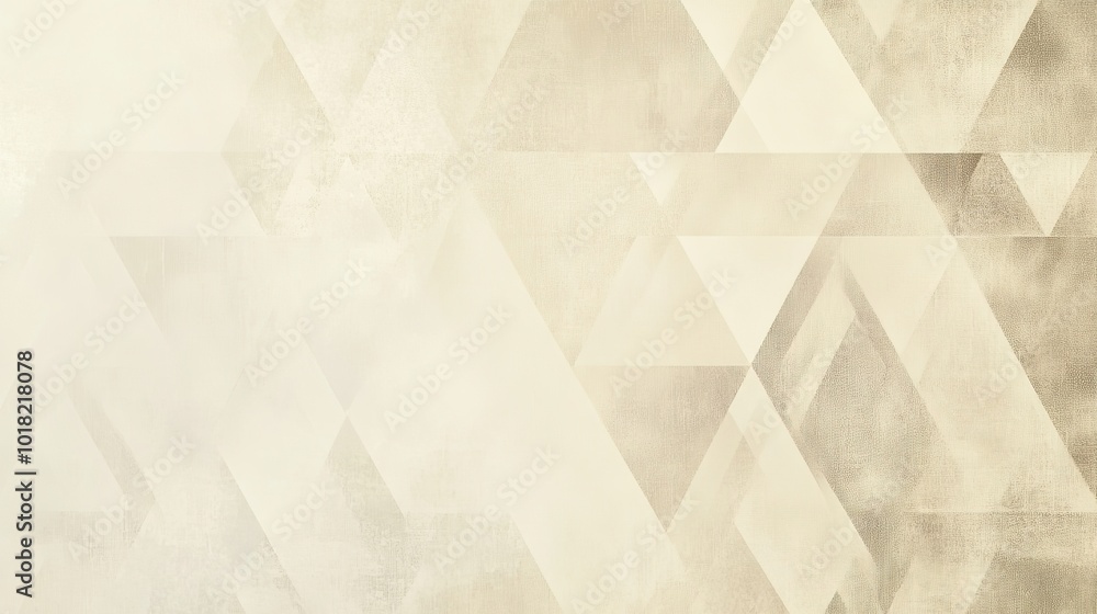 Obraz premium A minimalist geometric patterned background in soft, muted tones. This subtle design features delicate shapes and lines that create a calming and visually appealing effect