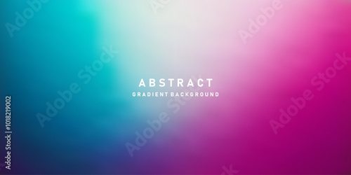 Abstract Light blue, pink and white color vector banner. Pastel gradient  pattern. Blurred light fuzz colorful gradient background. Vector soft horizontal backdrop