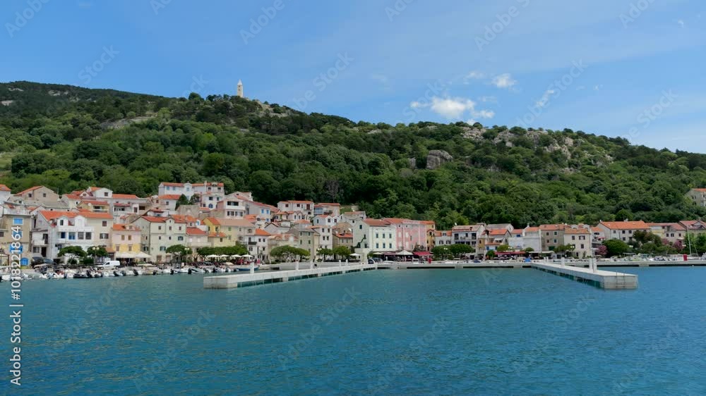 Small town in Croatia Baska European holidays Small town in Croatia Baska European holidays