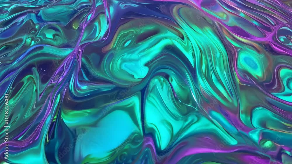 Mesmerizing abstract liquid metal animation with vibrant acid colors morphing seamlessly, embodying web punk and Y2K aesthetics for futuristic digital art projects, vaporwave music videos Mesmerizing abstract liquid metal animation with vibrant acid colors morphing seamlessly, embodying web punk and Y2K aesthetics for futuristic digital art projects, vaporwave music videos