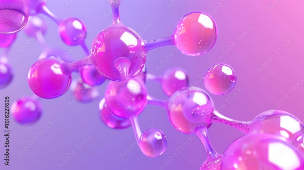 Abstract 3D Molecular Structure Abstract 3D Molecular Structure