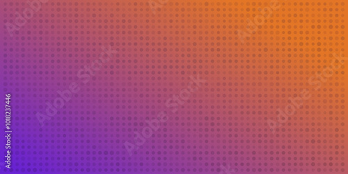Blue orange abstract halftone style geometric gradient background, vibrant wallpaper design