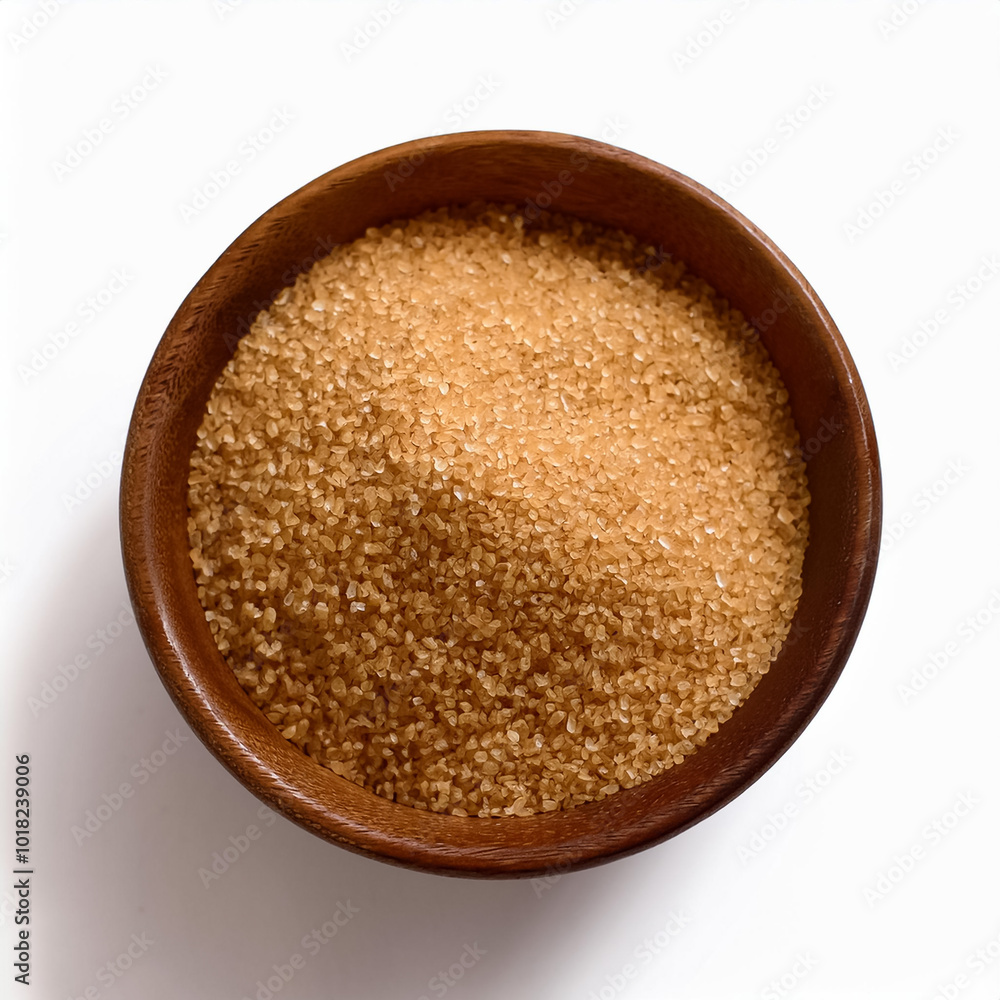 brown sugar, isolated on a clean, smooth white backgroun brown sugar, isolated on a clean, smooth white backgroun