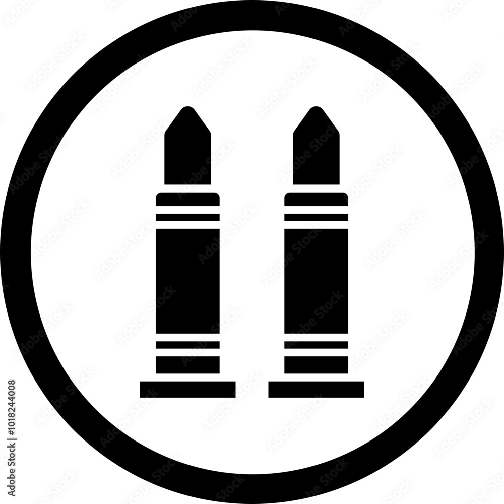 Obraz premium Ammo Icon Design