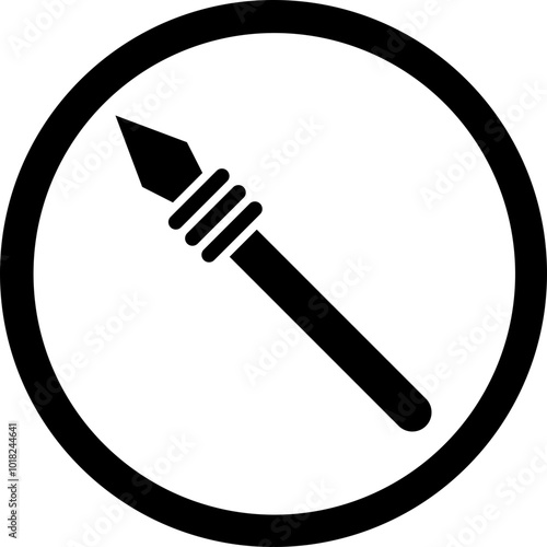 Javelin Spear Icon Design