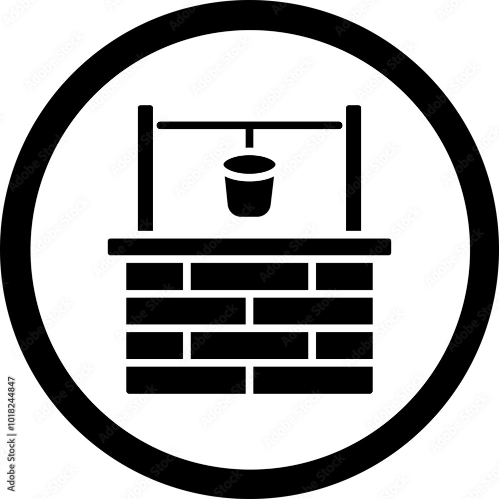 Well Icon Design Well Icon Design