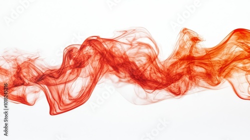 Bright red flames flickering dynamically, isolated against a white background, creating energetic fire patterns