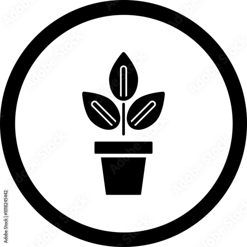 Indoor Plants Icon Design