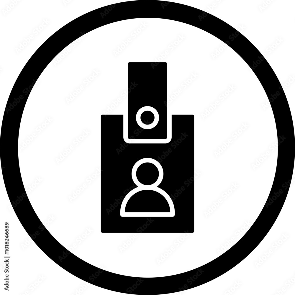 Press Card Icon Design Press Card Icon Design