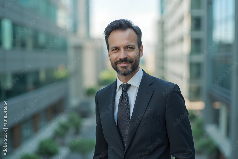 portrait of successful businessman consultant looking at camera and smiling portrait of successful businessman consultant looking at camera and smiling