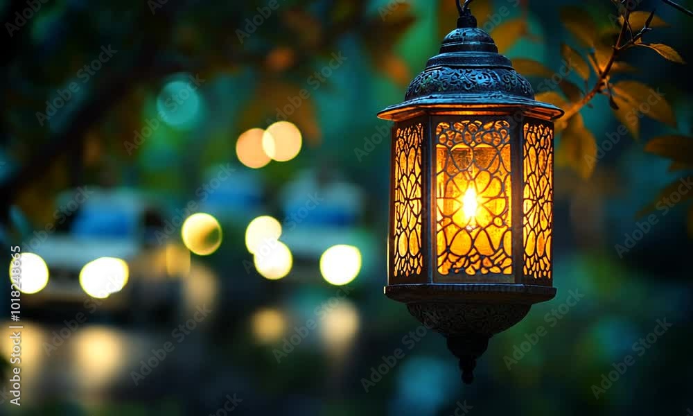 Ornamental Lantern in the Night Ornamental Lantern in the Night