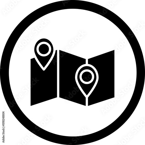 Nearby Destinations Icon Design