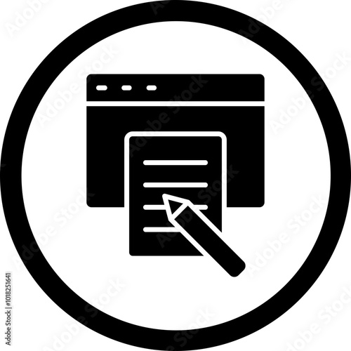 Copywriter Icon Design