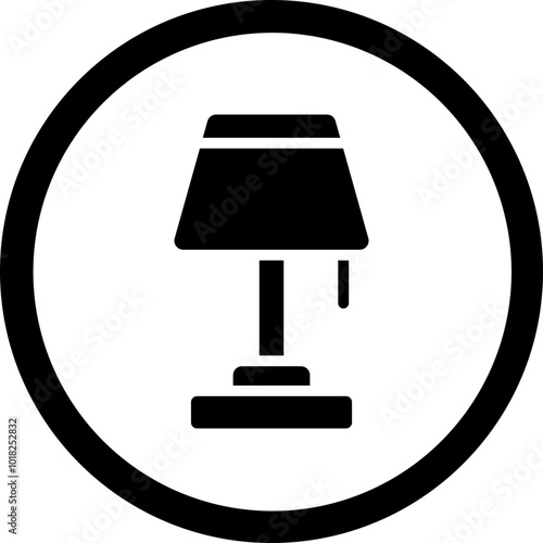 Desk Lamp Icon Design