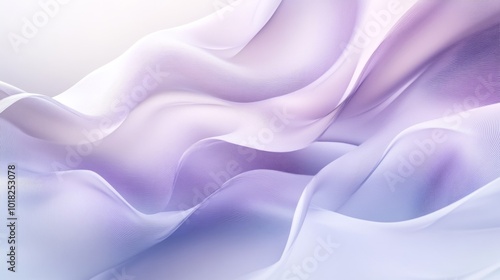 Abstract Purple and White Wavy Pattern photo