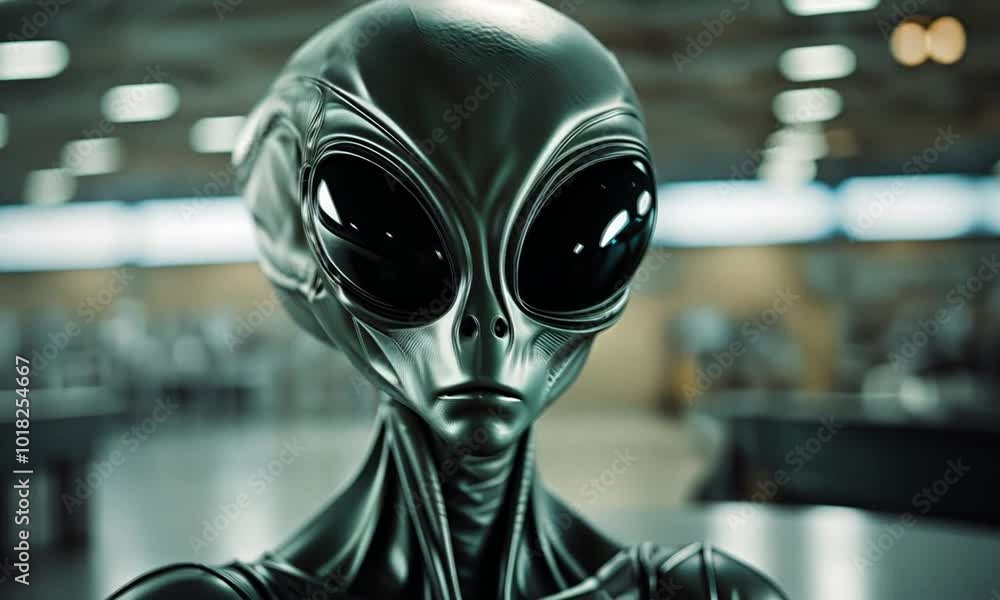 Alien in Area 51. Alien in Area 51.