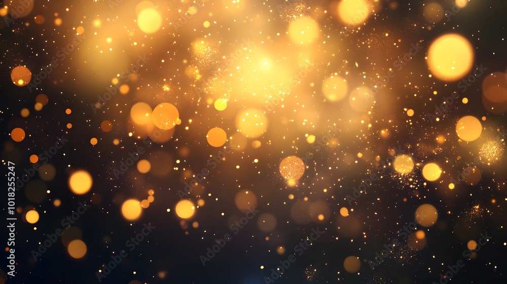 Naklejka premium カラフルな光沢のある金色のキラキラテクスチャ背景