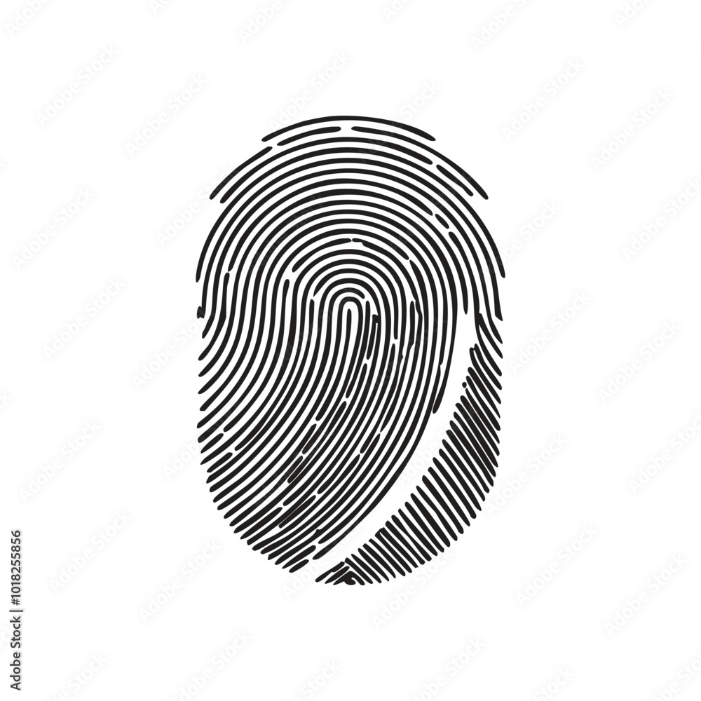 Hand drawn fingerprint logo template Gradient fingerprint logo design Hand drawn fingerprint logo template Gradient fingerprint logo design
