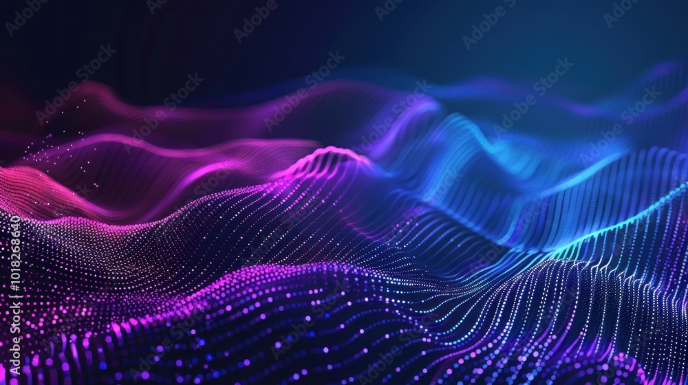 Abstract Neon Landscape Abstract Neon Landscape
