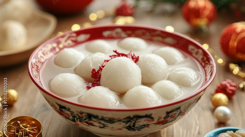 Tang Yuan - Sweet Glutinous Rice Balls in Broth Tang Yuan - Sweet Glutinous Rice Balls in Broth